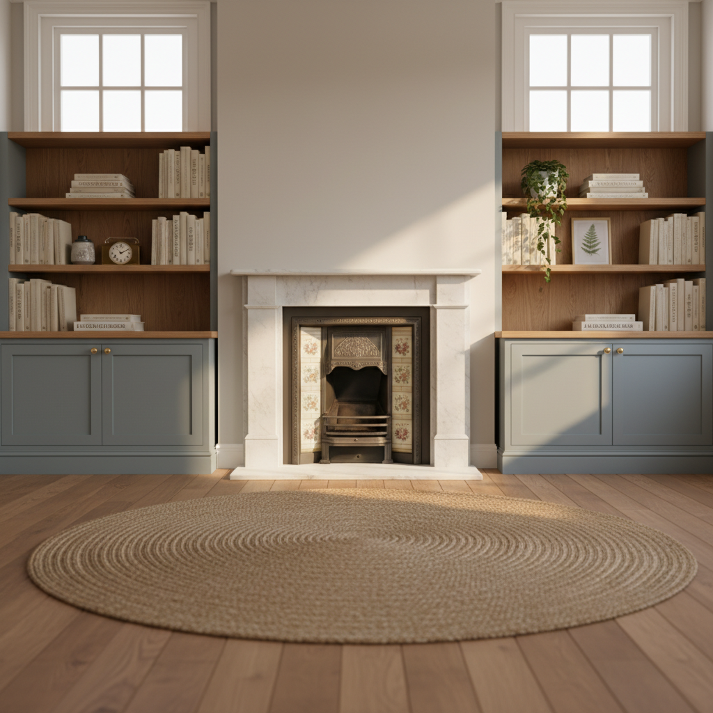 Alcove shelving and cupboards