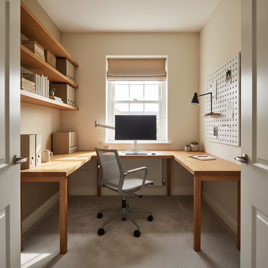 Bespoke home office desk